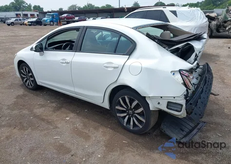 2015 Honda Civic Ex-L из США, поврежденный, VIN 19XFB2F92FE101319